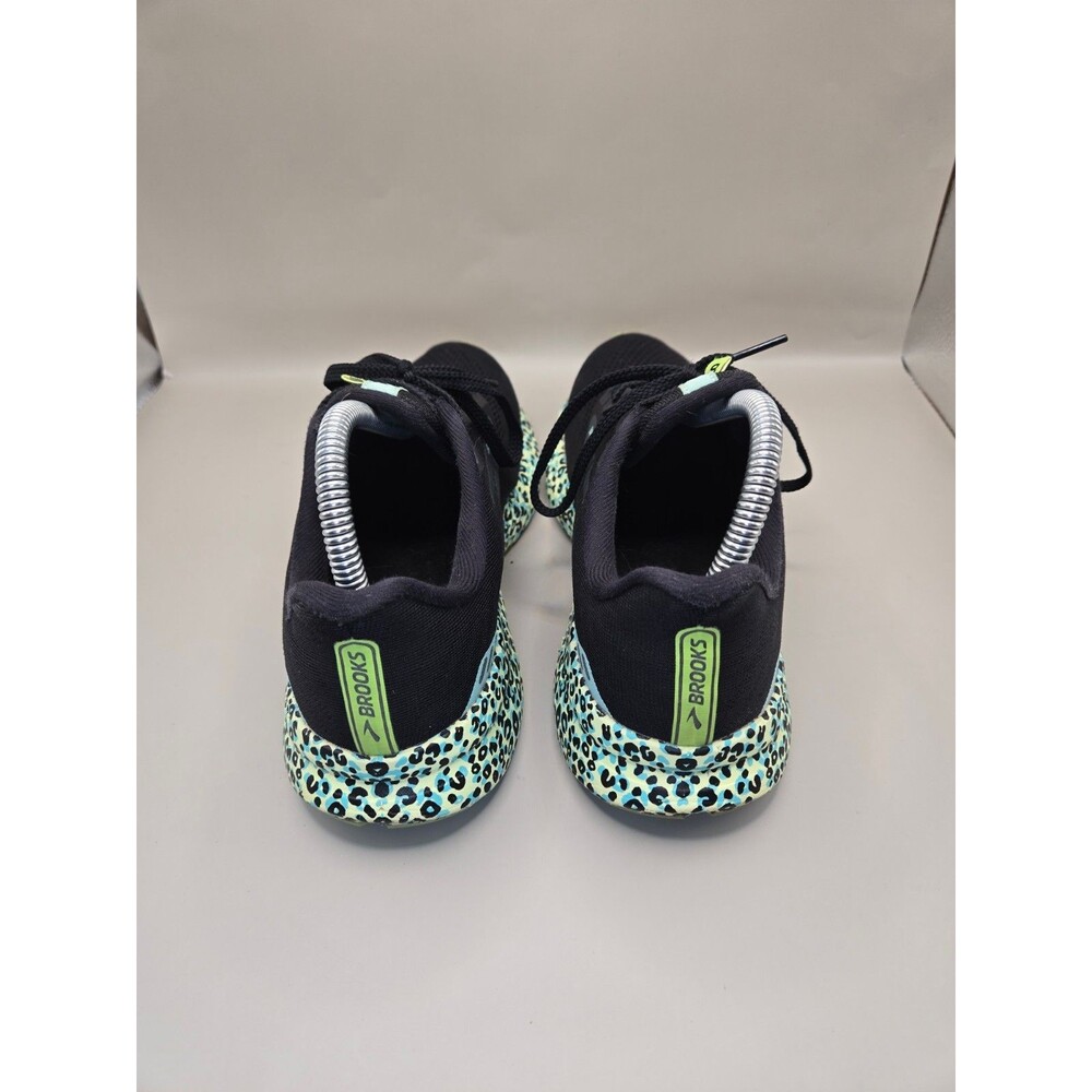 Brooks Launch 8 Shoes Women's 8 Black Leopard Cheetah Running Athletic Sneakers - Picture 5 of 9